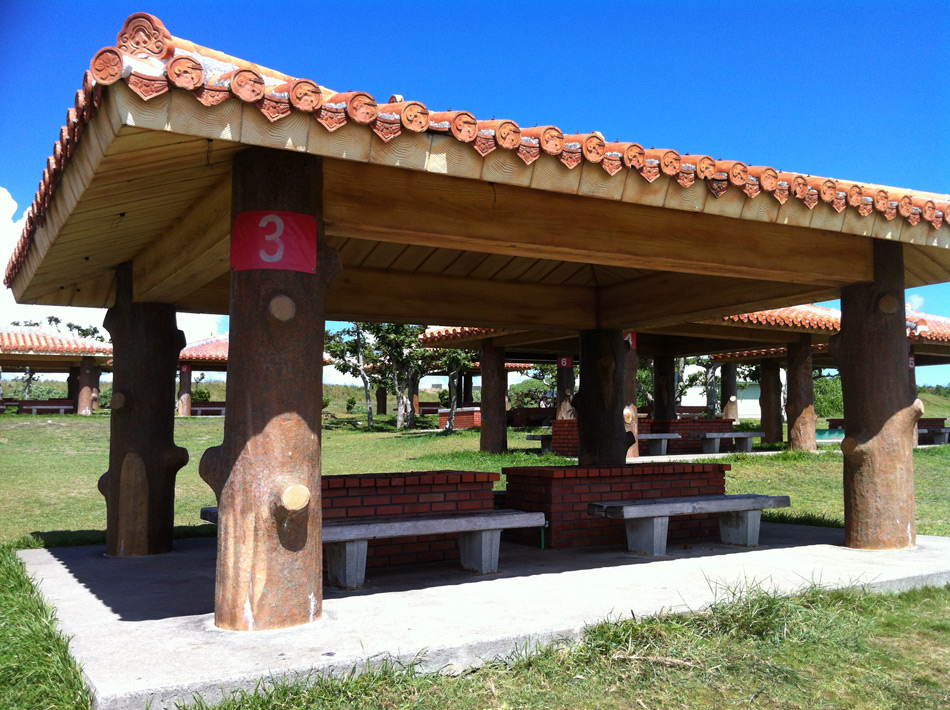 風が心地いいパークエリア